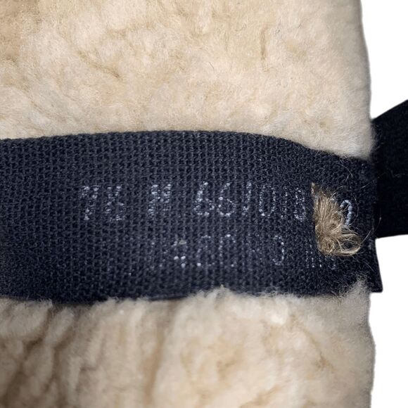 Rare! Vintage Frye Campus Shearling Tall Leather Pull On Boots Square Toe 7.5 - Picture 9 of 10